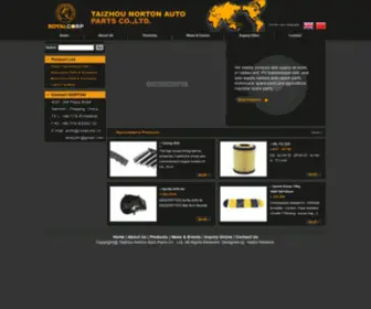 Royalcorp.cn(Taizhou Norton Auto Parts Co) Screenshot