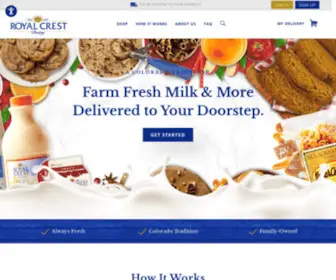 Royalcrestdairy.com(Royal Crest Dairy) Screenshot