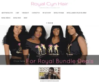 Royalcynhairinc.com(Luxurious Hair) Screenshot