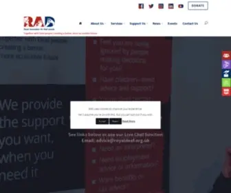 Royaldeaf.org.uk(Royal Association for Deaf people) Screenshot