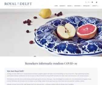 Royaldelft.com(Delfts Blauw Sinds 1653) Screenshot