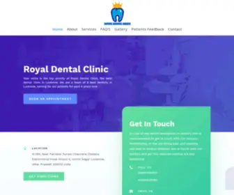 Royaldentalclinic.in(Royal Dental Clinic Lucknow) Screenshot