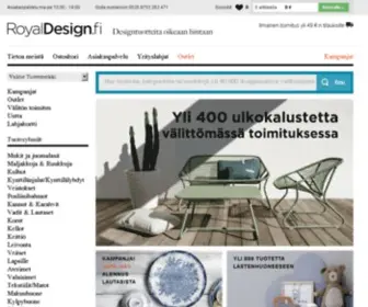 Royaldesign.fi(Designtuotteita, huonekaluja ja sisustusta netissä) Screenshot