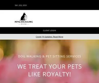 Royaldogwalking.com(Royal Dog Walking & Pet Sitting) Screenshot