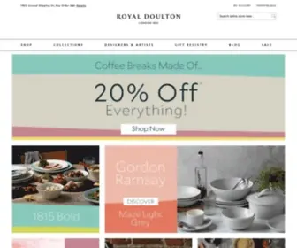Royaldoulton.com(Royal Doulton®) Screenshot