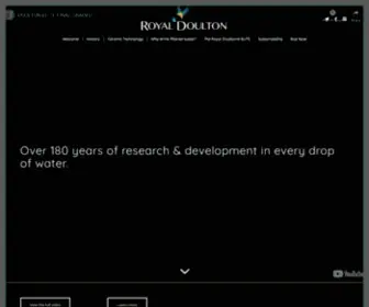 Royaldoultonwaterfilter.com(Royal Doulton) Screenshot