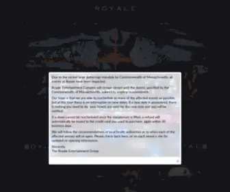 Royaleboston.com(ROYALE BOSTON) Screenshot