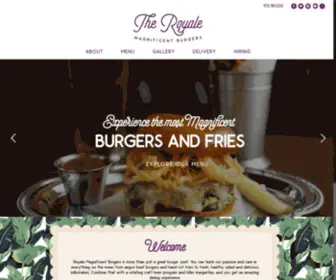 Royaleburgers.com(Royale Burgers) Screenshot