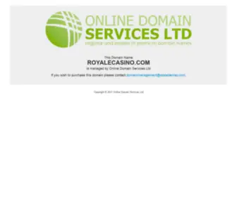 Royalecasino.com(ODS Hosting) Screenshot