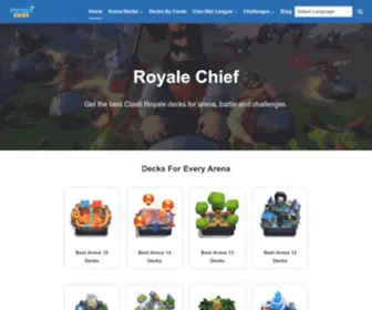 Royalechief.com(Royale Chief) Screenshot