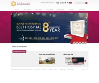 Royalehayat.com(Royale Hayat Hospital) Screenshot