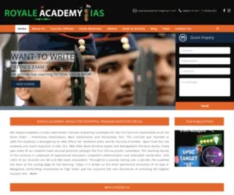 Royaleiasacademy.com(Royale Academy Home) Screenshot