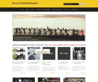 Royalenfieldrental.in(Royal Enfield Rental in Chandigarh) Screenshot