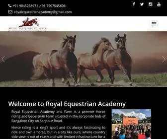 Royalequestrianacademy.com(Royal Equestian Academy) Screenshot