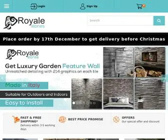 Royalestones.co.uk(Indian Sandstone Paving) Screenshot
