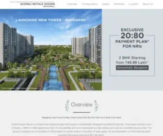 Royalewoods-GodrejProperties.in(Godrej Royale Woods) Screenshot