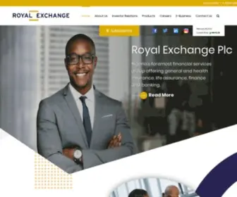 Royalexchangeplc.com(Royal Exchange Group) Screenshot