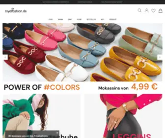 Royalfashion.de(Günstige und modische Schuhe online) Screenshot