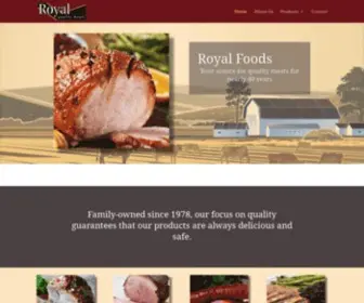 Royalfoodscompany.com(Royal Quality Meats) Screenshot