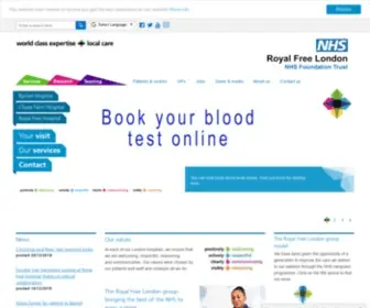 Royalfree.nhs.uk(Royal Free London) Screenshot