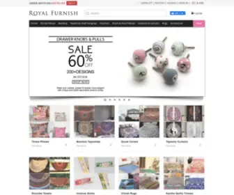 Royalfurnish.com(Affordable Boho Decoration Shop) Screenshot