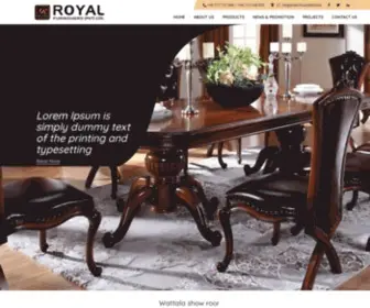 Royalfurnishers.lk(Royal Furnishers) Screenshot