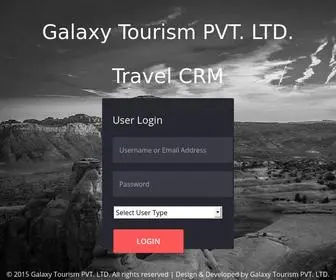 Royalgalaxytourism.com(Galaxy Tourism PVT) Screenshot