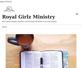 Royalgirlz.com(Royal Girlz Ministry) Screenshot