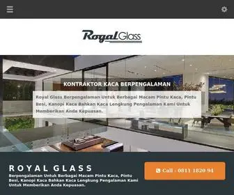 Royalglass.co.id(Kontraktor kaca Gedung) Screenshot