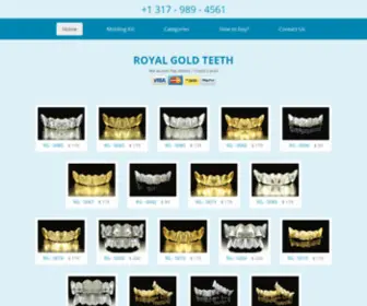 Royalgoldteeth.com(Friendly and helpful customer support) Screenshot