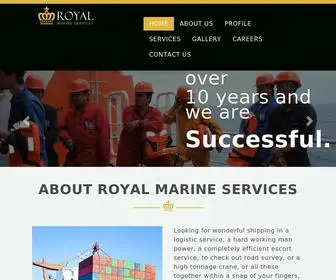 Royalgroupsindia.com(Royal Marine Services) Screenshot