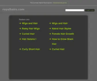 Royalhairs.com(Royal Hairs) Screenshot
