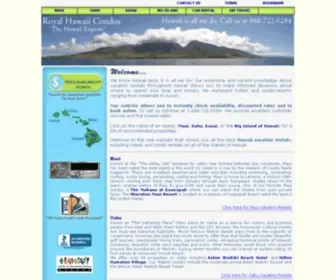 Royalhawaii.com(Hawaii Vacation Rentals) Screenshot