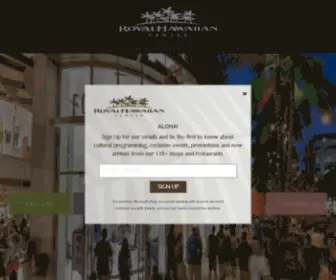 Royalhawaiiancenter.com(Royal Hawaiian Center) Screenshot