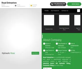 Royalhoses.com(Royal Enterprises) Screenshot
