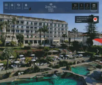 Royalhotelsanremo.com(Benvenuti nel sito ufficiale di Royal Hotel Sanremo) Screenshot