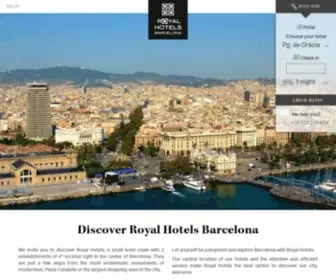 Royalhotelsbcn.com(Royal Hotels BCN) Screenshot
