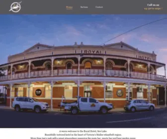 Royalhotelsealake.com.au(Country Pub) Screenshot