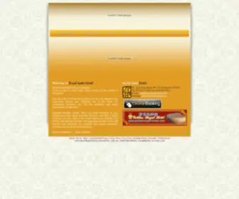 Royalindiahotel.com(Singapore hotel) Screenshot