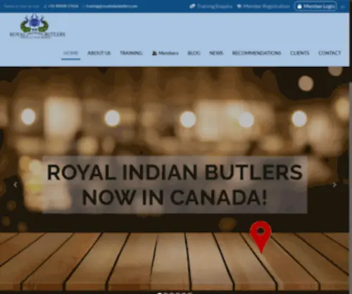 Royalindianbutlers.com(Royalindianbutlers) Screenshot