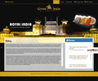 Royalindiautah.com(Royal India Utah) Screenshot