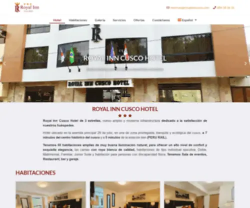 Royalinncusco.com(Royal Inn Cusco Hotel) Screenshot