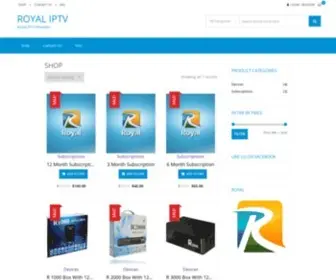 RoyaliptvStore.com(Royal IPTV Provider) Screenshot