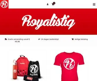 Royalistiq.nl(Webshop) Screenshot