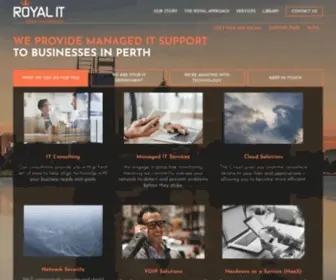 Royalit.com.au(Best MSP Provider in Perth) Screenshot