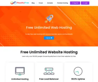 Royalityfree.com(Free Unlimited Web Hosting) Screenshot