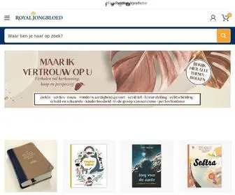 Royaljongbloed.com(Bij Royal Jongbloed Publishing maken we iets unieks) Screenshot