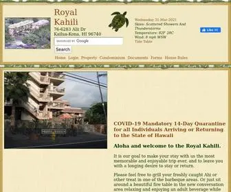 Royalkahili.com(Royal Kahili) Screenshot