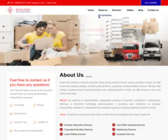 Royalkingpackers.in(Royal King Packers and Movers) Screenshot