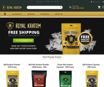 Royalkratom.com(America's #1 Premium Kratom Products) Screenshot